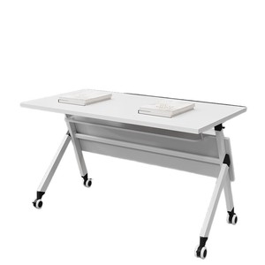 Mesa de Conferencia Plegable Hongxiang de 200 cm, Blanca, con Ruedas, Combinación de Mesa y Sillas para Reuniones y Capacitación de Oficina - Product Image 4