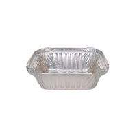 Petit récipient alimentaire jetable en aluminium avec couvercle en carton, boîte à lunch en feuille d'aluminium, emballage à emporter écologique, approvisionnement en usine