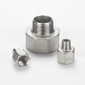 Stainless Steel Casting Male Female Hexagon Coupling Plumbing Accessories Adapter Fittings