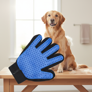 Gant de toilettage pour animaux en silicone amélioré à 259 picots, brosse douce pour chien et chat, éliminateur de poils pour massage et bain - Product Image 3