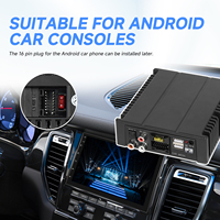Podofo voiture stéréo voiture Audio DSP amplificateur de son prend en charge les microphones sans fil Bluetooth musique USB lecture amplificateur de voiture DSP OEM