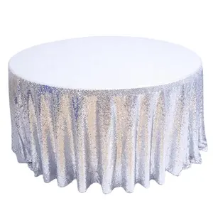 Wholesale Sequin Round Tablecloths Table Cloth for Birthday Party Banquet Wedding