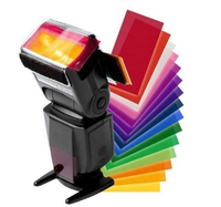 Kaliou E029 Lot de 12 filtres carrés gradués Cokin P Series 12 couleurs en PVC portables et flexibles pour appareil photo