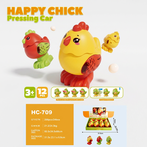 Juguete de Pollo Saltarín para Coche Happy Chick - Juguete Educativo Antiestrés para Niños de 5 a 7 Años, Unisex, de Plástico - Product Image 1