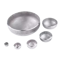 Capuchon d'extrémité de tuyau en acier au carbone industriel durable à tête ronde personnalisée, avec fond de réservoir bombé et traitement de surface par peinture