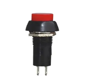 Latching Switch 12MM Push Button Switch ON OFF Push Button Switch 1A 250VAC 12MM Round Plastic High Quality