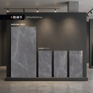 Aeroni Copper 800x1600mm Polished Porcelain Floor And Wall Tiles Copper Marble Design 80x160cm - Product Image 2