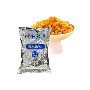 Sichuan biber çıtır bezelye aperatifler yüksek Protein Vegan soya ürünleri sağlıklı Crunchy fasulye aperatifler toplu toptan - Product Image 1