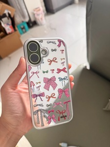 Custodia per telefono alla moda con fiocco carino per ragazze, per 17promax 1615 14 <span class=keywords><strong>13</strong></span> 12 11, all'ingrosso, estetica, per ragazze e donne - Product Image 4