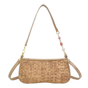 Nuevo bolso pequeño de estilo coreano, moderno y a la moda, bolso de mano tejido para mujer, bolso bandolera cruzado. - Product Image 2