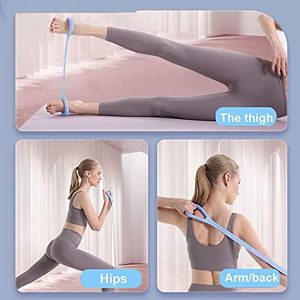 8 Workout Resistance <strong>Band</strong> Silicone <strong>Arm</strong> Back Shoulder Exercise Elastic Rope Silicon Yoga Straps - Product Image 2