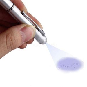 Bolígrafo Mágico Personalizado de Tinta Invisible UV con Luz, Dos en Uno, Fluorescente, para Verificación de Billetes - Product Image 2