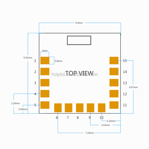 Horyiot nrf52832 2.4GHz Mini USB <span class=keywords><strong>Bluetooth</strong></span> 5.0 <span class=keywords><strong>Adapter</strong></span> UART không dây <span class=keywords><strong>Bluetooth</strong></span> thu phát BLE mô-đun - Product Image 4