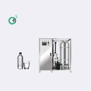 Máquina de destilación de agua potable, generador de ozono, tratamiento de agua con filtro, profesional, 100LPH