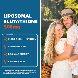 Private Label Liposomales L-Glutathion 1200mg Kapseln Mit Kollagen Vitamin C Erwachsenen-Hautaufhellung Antioxidatives Nahrungsergänzungsmittel - Product Image 2