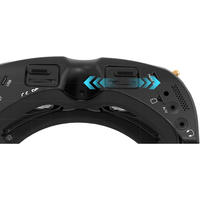 Lunettes FPV OLED SKYZONE SKY04O PRO 1280x720 42 Degrés FOV Récepteur Steadyview MJPEG 60FPS DVR DC USB SMA Tracker de casque