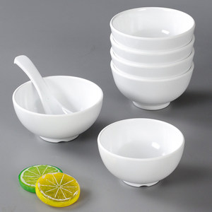 Tazones Pequeños de Melamina Blanca 8301, Tazones para Condimentos de Imitación de Porcelana para Uso Comercial en Restaurantes y Hoteles - Product Image 1