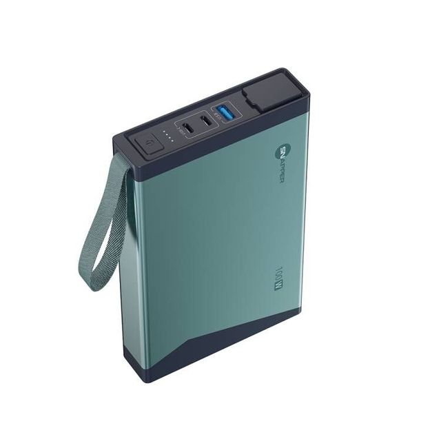 AC 110V Power Bank 100W Output 220V Portable Power Station 27000mAh 30000mAh Laptop Charger PD 65w Fast Charging for Outdoor