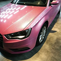 Film de protection automobile PET auto-réparant, auto-cicatrisant, rose princesse, métallisé, 1,52x16M/5x55FT, nouvelle génération, autocollants pour voiture
