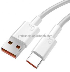 6A <b>USB</b> C Fast Charging <b>Cable</b> for Huawei Mate 40 Pro Max <b>USB</b> Super Charging Speed TPE Type-C for Mobile Phone - Product Image 2