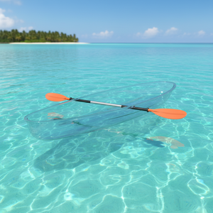 Kayak transparent en plastique épaissi pour <span class=keywords><strong>lac</strong></span> et piscine, idéal pour la photographie, bateau-canot-kayak transparent 1 personne - Offre Spéciale - Product Image 2
