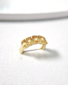 Women's Yellow Gold Rhodium Plated Ring Classic Everyday Wear Jewelry <b>by</b> AADIHI JEWELS - Product Image 1