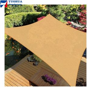 <span class=keywords><strong>Voile</strong></span> d'ombrage carrée en HDPE gris foncé de haute qualité, facilement assemblable, résistante aux UV et respirante pour jardin - Product Image 1