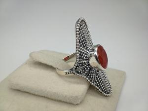 High Quality Carnelian Stone <b>Ring</b> Adjustable Handmade Fine Jewelry for Women Polished <b>Crystal</b> Gemstone for Casual Party - Product Image 6