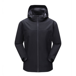 Veste coupe-vent imperméable et respirante pour activités de plein air, unisexe, avec capuche et poches zippées - Product Image 3