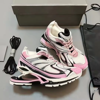 Chaussures de créateur de luxe tendance 2025 – Baskets décontractées pour hommes et femmes en cuir véritable et maille, qualité 5A, style course et marche