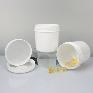 100ml/250ml White plastic PP <b>container</b> packaging plastic bottles for <b>tablets</b> pet health supplements - Product Image 3