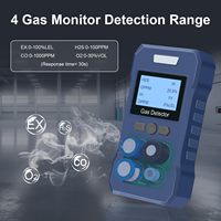 Détecteur de gaz vocal 4-en-1 Kemingrui à prix d'usine, en promotion : EX, CO, O2, H2S avec alarme sonore