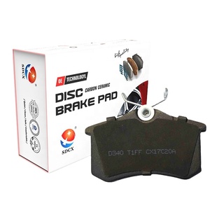 D340 SDCX OEM ODM 1J0 698 451 M Usine automobile à faible bruit Expédition rapide Top qualité à vendre Plaquettes de frein à disque pour <span class=keywords><strong>Audi</strong></span> - Product Image 1