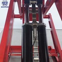 Elevador de Tijera Ultrafino de Altura Media 4000kg BJS BJS2828, Elevador Hidráulico para Coches, Altura de Elevación 1860mm, Motor Multivoltaje 2.2kW, Automático