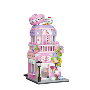 Good Selling Colorful Multi Layer Plastic Building Blocks Model <b>Candy</b> House Magic Tower Guitar Telescope Creative Toy Gift Sets - Product Image 4