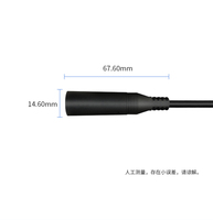 Câble audio pour guitare 6,35 mm Mono Femelle vers Jack pour Amplificateur de guitare, Accordeur, Microphone
