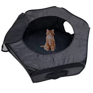 Tente portable pour animaux de compagnie BSCI Factory, avec tunnel rond, facile à assembler, pour cochons d'Inde, lapins, hamsters, utilisable en intérieur et en extérieur - Product Image 4