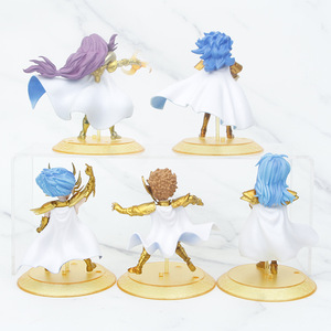 11cm <span class=keywords><strong>Saint</strong></span> <span class=keywords><strong>Seiya</strong></span> Anime Figure Mythe Tissu Leo Aiolia Verseau Camus Cancer DeathMask Golden Zodiac Knight Action Poupées Japonaises - Product Image 3