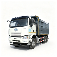 Camion benne lourd FAW J6P 8x4 400HP, capacité de 17-30 tonnes, pour la construction et l'exploitation minière