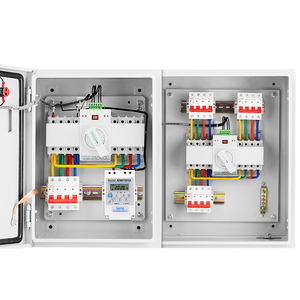 オフグリッドソーラーシステムタイマースイッチ63Aサーキットブレーカーデュアルパワー自動転換スイッチATS配電盤電気パネル - Product Image 1