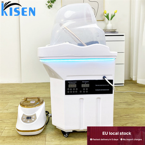 KISEN Stock UE Bac de lavage et de massage capillaire portable pour salon de coiffure, avec réservoir de 60L - Product Image 6