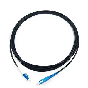 FTTH <span class=keywords><strong>3</strong></span>.0mm 光ファイバドロップケーブル（トレーサーワイヤー付き）SC/APC マイクロアーマードケーブル ブラック LSZHジャケット - Product Image 5