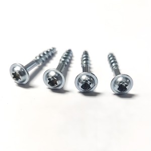 Sujetadores de fábrica cabeza de arandela Phillips plana #6 #7 #8 tornillo de madera al por mayor cabeza de armazón de acero al carbono tornillo Torx autorroscante - Product Image 2