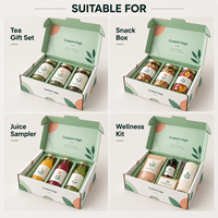 Boîte cadeau en gros, ensemble de trois articles, avec insert ajusté, en carton imprimé, pour emballage de bouteilles et bocaux, boîte d'expédition