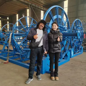 Cheap Price Concrete Cement Culvert Drain Pipe Steel Cage Rolling Welding Machine Manufacture