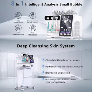 2025 Newest Multifunction 8 in 1 Aqua Peel Oxygen Deep Cleaning Electric Microdermabrasion Machine with Facial Peel Spray - Product Image 5