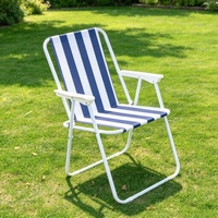 Chaise longue d'extérieur pliable personnalisée, économique, moderne, à siège bas, chaise de plage portable en tissu Oxford pour le camping