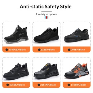 Chaussures de sécurité Guyisa antistatiques, imperméables, à tige haute, en cuir microfibre, ESD, pour atelier, station-service, salle blanche - Product Image 6