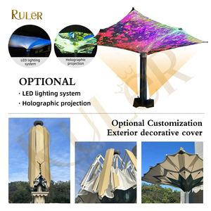 <span class=keywords><strong>Parasol</strong></span> électrique pour mosquée de Médine, <span class=keywords><strong>parasol</strong></span> robuste résistant <span class=keywords><strong>au</strong></span> <span class=keywords><strong>vent</strong></span>, auvent pliable multifonction, <span class=keywords><strong>parasol</strong></span> commercial géant - Product Image 3