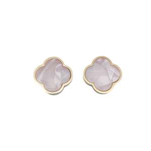 Boucles d'oreilles tendance en acier inoxydable 316L avec placage or PVD, durables et résistantes - Product Image 1